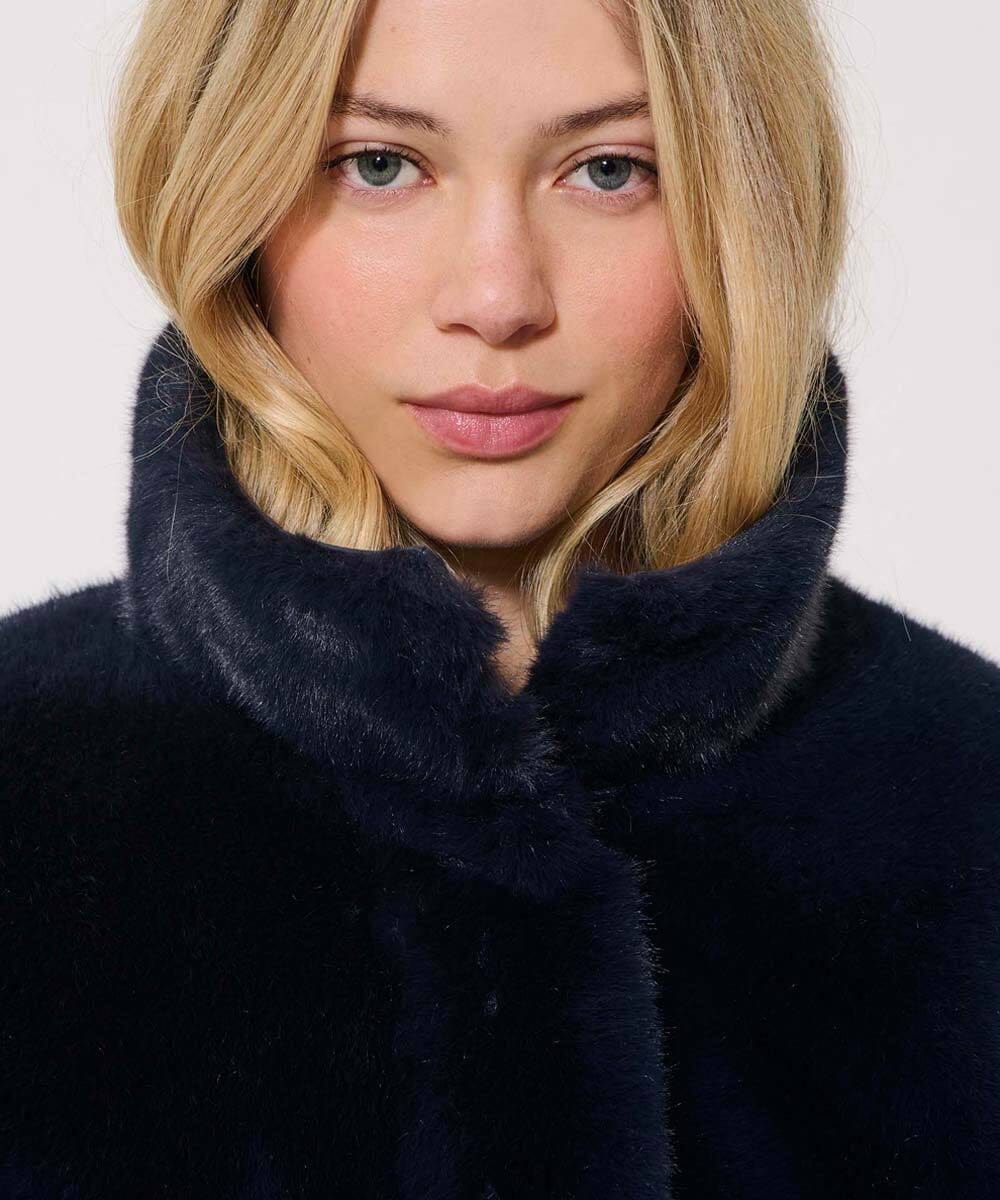 VZJAD04560 TARA JARMON(タラ ジャーモン) エコファージャケット ネイビー