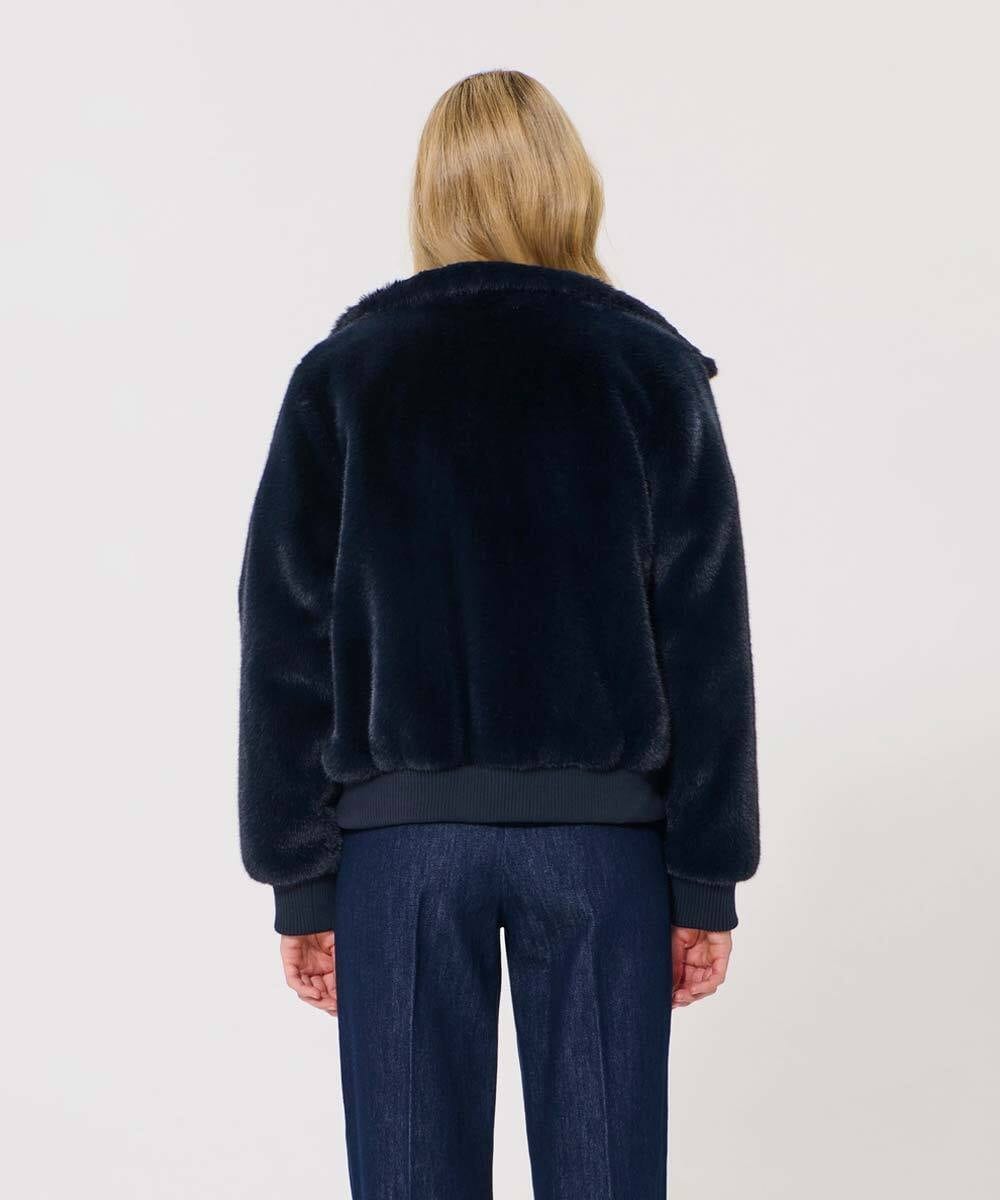 VZJAD04560 TARA JARMON(タラ ジャーモン) エコファージャケット ネイビー