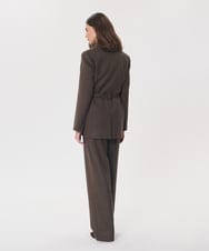 VZJAG04650 TARA JARMON(タラ ジャーモン) ピンストライプジャケット レッド