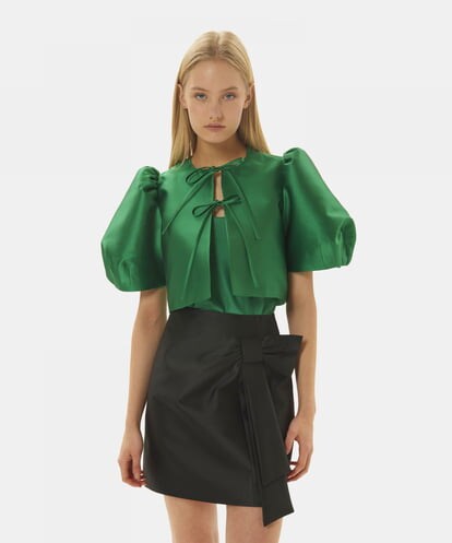 VZJAX34450 TARA JARMON Duchess satin jacket