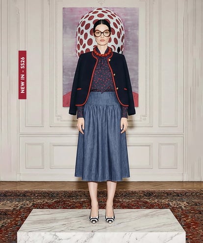 VZJGD01630 TARA JARMON ツイードジャケット