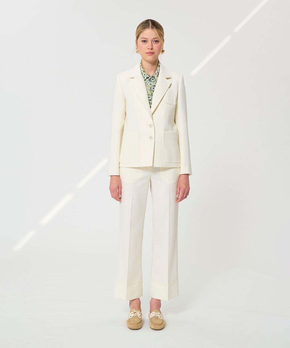 VZJGD04670 TARA JARMON(タラ ジャーモン) グレインドプードルジャケット エクリュ