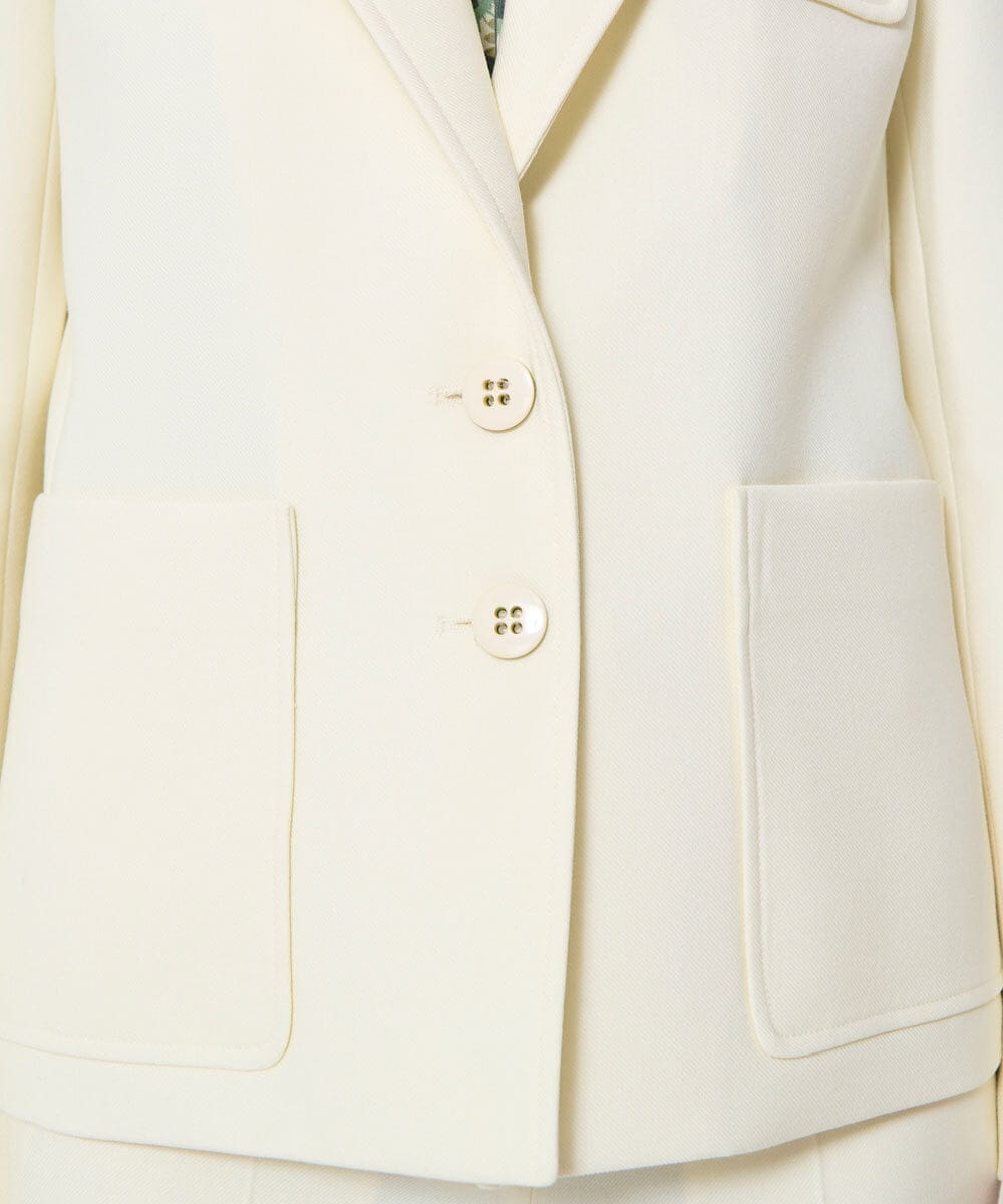 VZJGD04670 TARA JARMON(タラ ジャーモン) グレインドプードルジャケット エクリュ