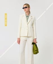 VZJGD04670 TARA JARMON(タラ ジャーモン) グレインドプードルジャケット エクリュ