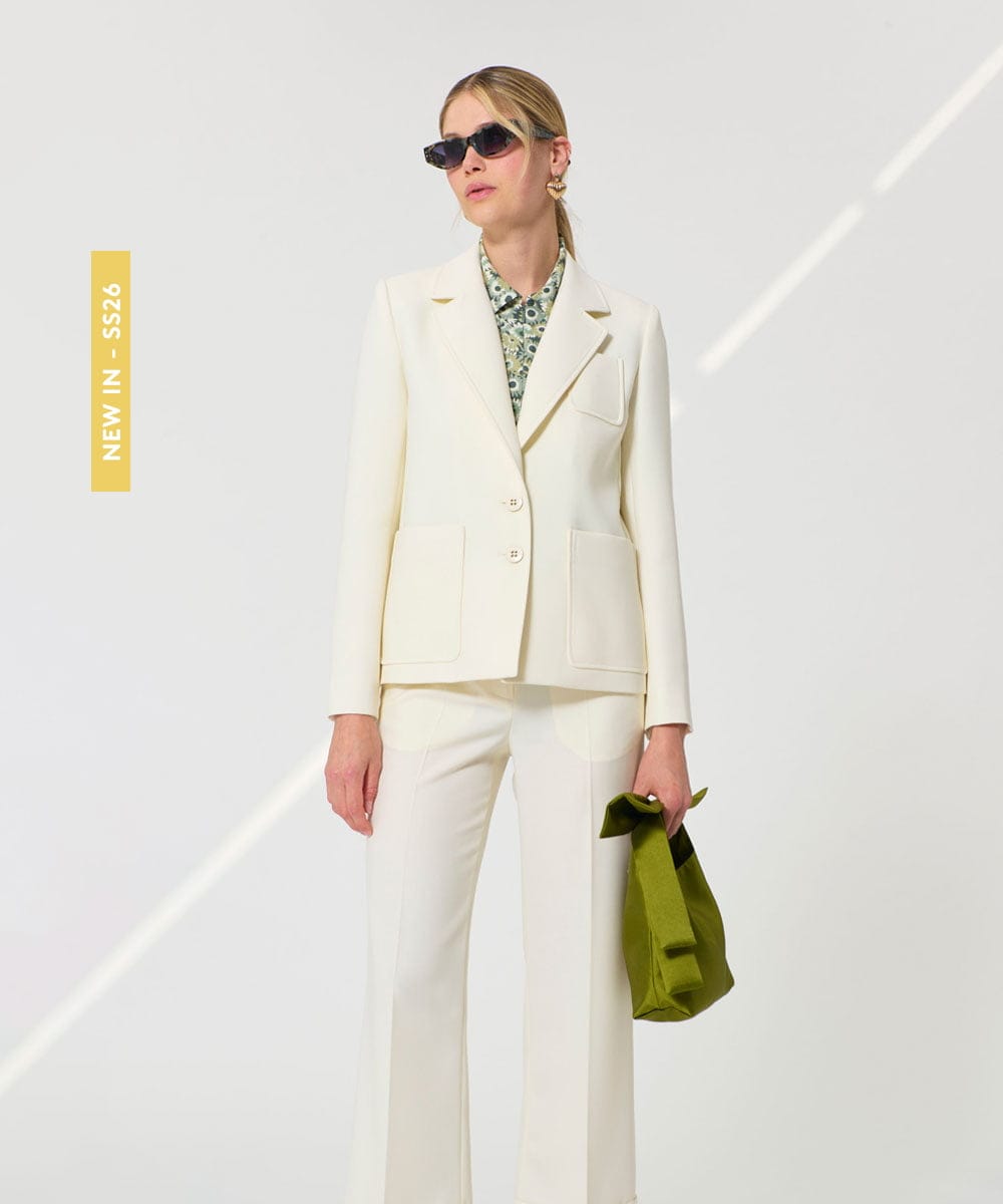 VZJGD04670 TARA JARMON(タラ ジャーモン) グレインドプードルジャケット エクリュ