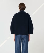 VZJGD05810 TARA JARMON(タラ ジャーモン) ダブルフェイスウールジャケット ミッドナイトブルー