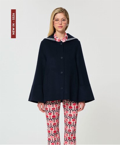 VZJGD06890 TARA JARMON ダブルフェイスウールジャケット