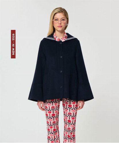 VZJGD06890 TARA JARMON ダブルフェイスウールジャケット