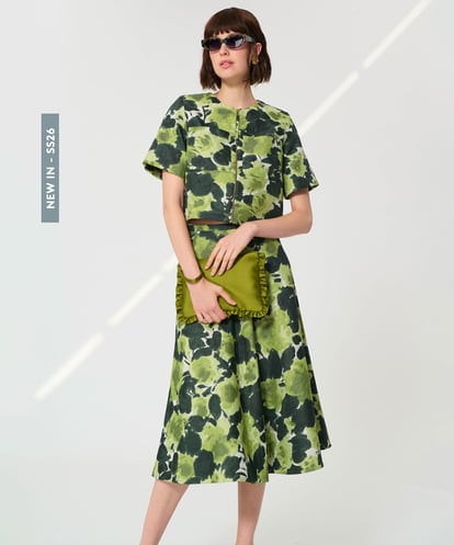 VZJGD11600  ペインテッドローズジャカードジャケット