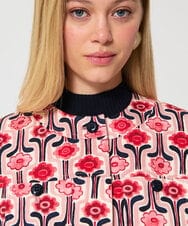 VZJGD12610 TARA JARMON(タラ ジャーモン) レトロブルームコットンピケジャケット ピンク