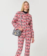 VZJGD12610 TARA JARMON(タラ ジャーモン) 【メディア着用】レトロブルームコットンピケジャケット ピンク