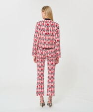 VZJGD12610 TARA JARMON(タラ ジャーモン) レトロブルームコットンピケジャケット ピンク