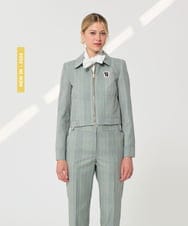 VZJGD15580 TARA JARMON(タラ ジャーモン) プリンスオブウェールズジャケット グリーン