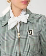 VZJGD15580 TARA JARMON(タラ ジャーモン) プリンスオブウェールズジャケット グリーン