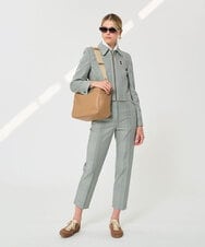 VZJGD15580 TARA JARMON(タラ ジャーモン) プリンスオブウェールズジャケット グリーン