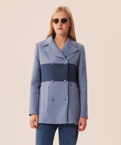 VZJGU06660 TARA JARMON Double cotton jacket
