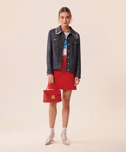 VZJGU11520 TARA JARMON Canvas denim jacket