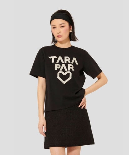 VZKAC04250 TARA JARMON コットンジャージーダブルTシャツ