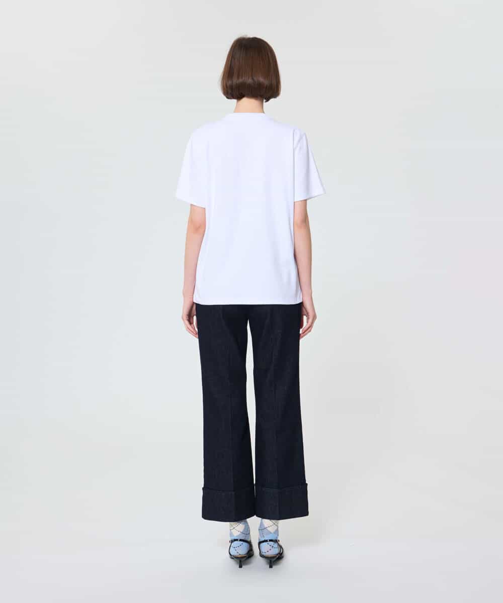 VZKAD01240 TARA JARMON(タラ ジャーモン) TARA Twiggy Tシャツ ホワイト