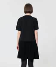 VZKAD02380 TARA JARMON(タラ ジャーモン) ダブルジャージーTシャツ ブラック