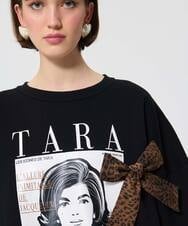 VZKAD22420 TARA JARMON(タラ ジャーモン) コットンフリーススウェット ブラック