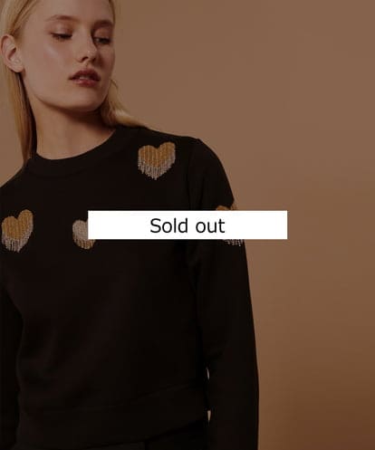 VZKAX09320 TARA JARMON Beaded sweat