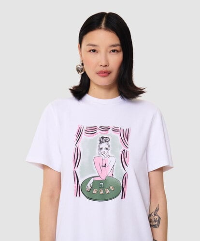 VZKGA04240  TARA lucky love Tシャツ