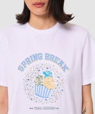 VZKGA07240 TARA JARMON(タラ ジャーモン) コットンジャージーダブルTシャツ ホワイト