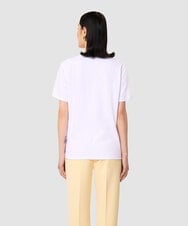 VZKGA07240 TARA JARMON(タラ ジャーモン) コットンジャージーダブルTシャツ ホワイト