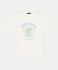 VZKGA07240 TARA JARMON(タラ ジャーモン) コットンジャージーダブルTシャツ ホワイト