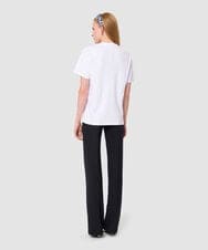 VZKGA09210 TARA JARMON(タラ ジャーモン) TARA CHERRY ジャージーTシャツ ホワイト