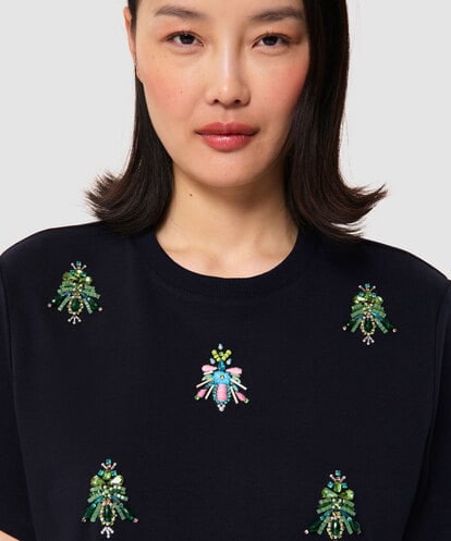 VZKGA10380 TARA JARMON コットンジャージーダブルTシャツ