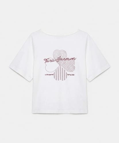 VZKGD01260 TARA JARMON ソフトジャージーTシャツ