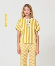 VZKGD04270 TARA JARMON(タラ ジャーモン) ソフトジャージーTシャツ ミモザイエロー