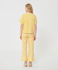 VZKGD04270 TARA JARMON(タラ ジャーモン) ソフトジャージーTシャツ ミモザイエロー