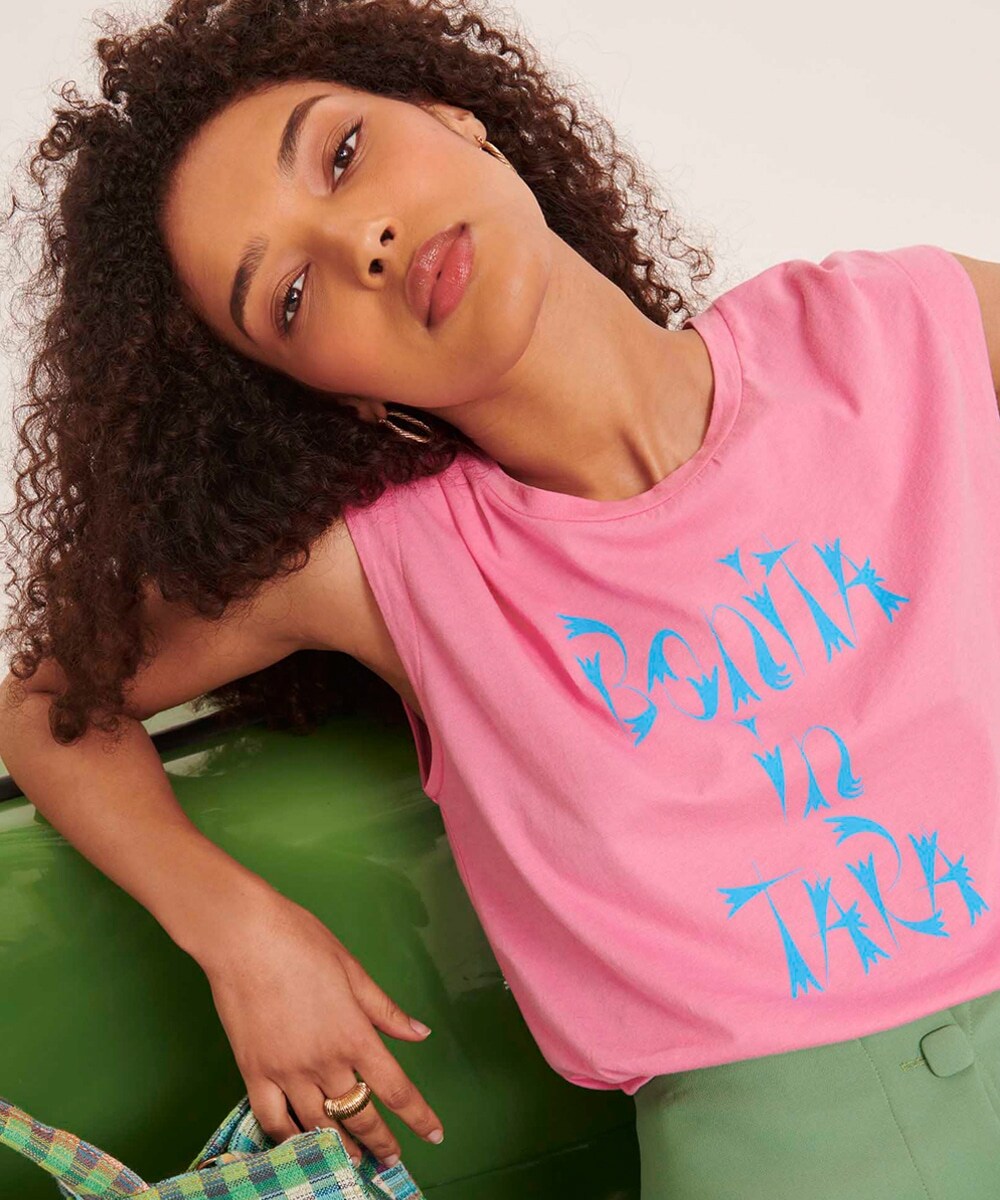 コットンロゴTシャツ