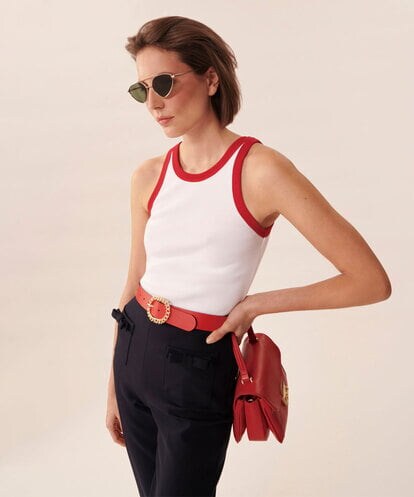 VZKGU02130 TARA JARMON Ribbed jersey 