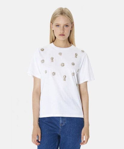 VZKGX03280  ビジューTシャツ