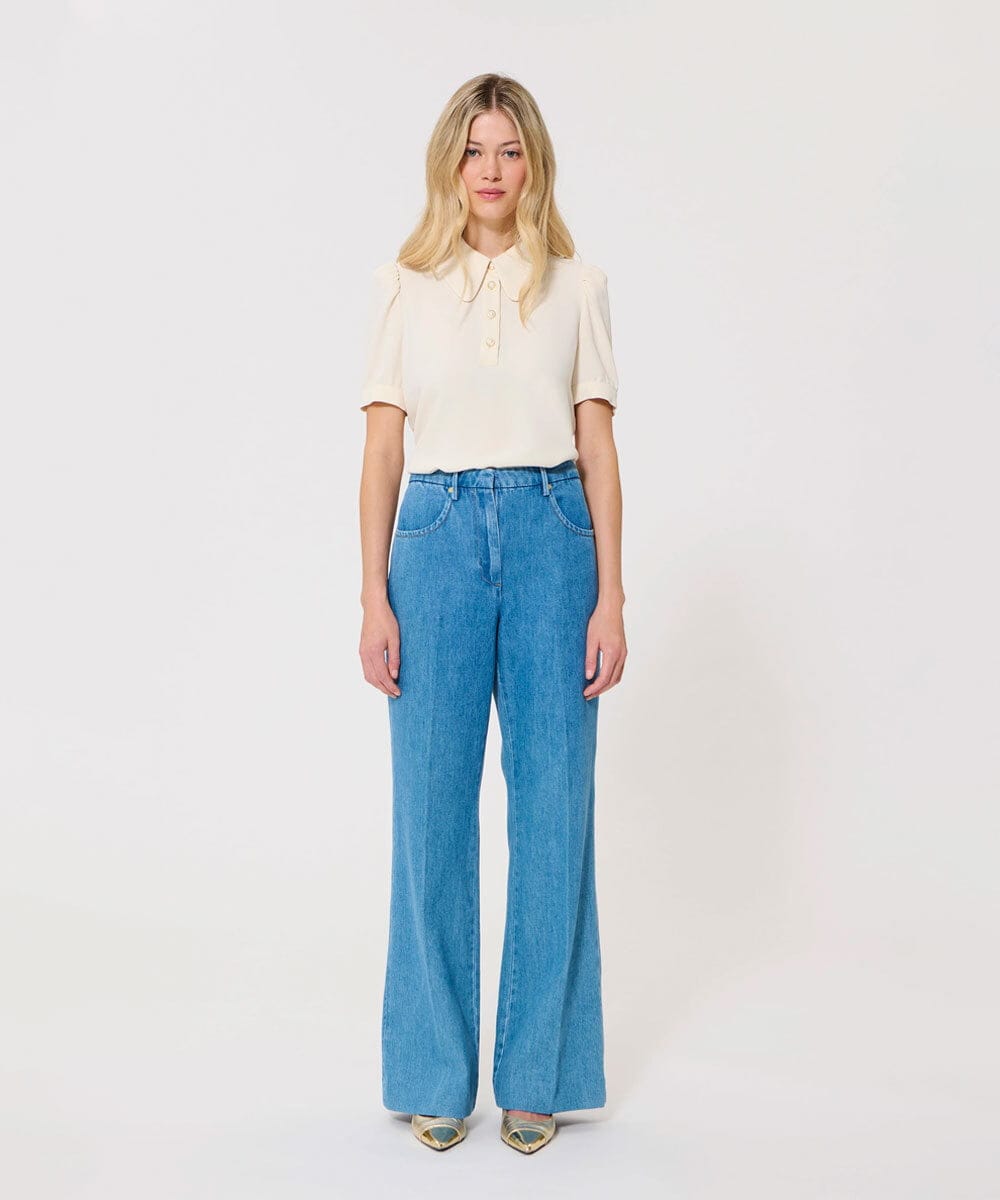 VZLAD04290 TARA JARMON(タラ ジャーモン) デニムパンツ ライトブルー