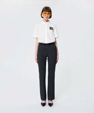 VZLAD09430 TARA JARMON(タラ ジャーモン) フランネルパンツ ヘザーグレー