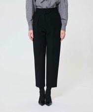 VZLAD15420 TARA JARMON(タラ ジャーモン) ヘビークレープパンツ ブラック