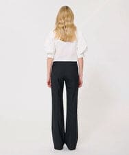 VZLAD17460 TARA JARMON(タラ ジャーモン) グレインドプードルパンツ ブラック