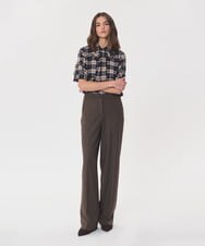 VZLAG04350 TARA JARMON(タラ ジャーモン) ピンストライプパンツ レッド