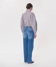 VZLAG08330 TARA JARMON(タラ ジャーモン) ストレートデニムパンツ ブルー