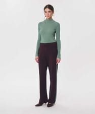 VZLAG12480 TARA JARMON(タラ ジャーモン) スマートピケニットパンツ レッド