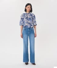 VZLAG13330 TARA JARMON(タラ ジャーモン) ストレートワイドカットデニム ブルー