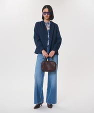 VZLAG13330 TARA JARMON(タラ ジャーモン) ストレートワイドカットデニム ブルー