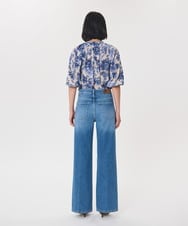 VZLAG13330 TARA JARMON(タラ ジャーモン) ストレートワイドカットデニム ブルー