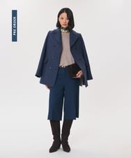 VZLAG15370 TARA JARMON(タラ ジャーモン) グレインドプードルパンツ ブルーデニム