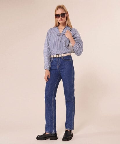 VZLAX02280  Flashy denim pants